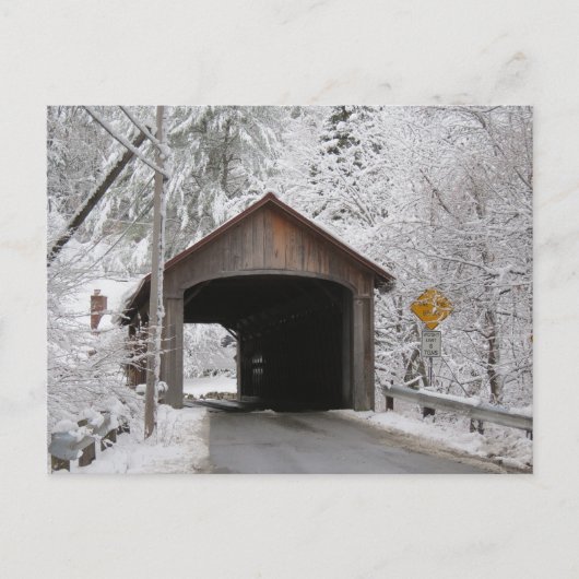 Coombs Covered Bridge Postkarte (Vorderseite)