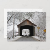 Coombs Covered Bridge Postkarte (Vorne/Hinten)