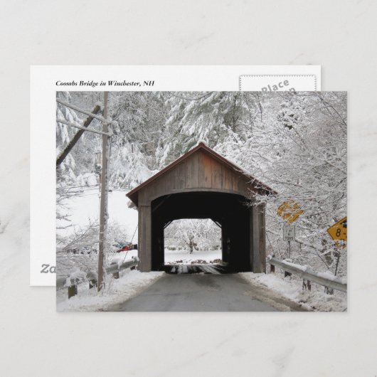 Coombs Covered Bridge Postkarte (Vorne/Hinten)