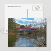 Coombs Covered Bridge Postkarte (Vorne/Hinten)