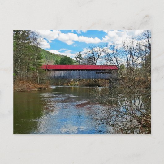 Coombs Covered Bridge Postkarte (Vorderseite)