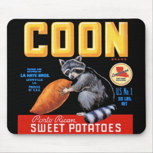 Coon Brand Süßkartoffeln Mousepad