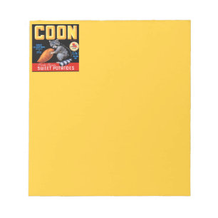 Coon Brand Süßkartoffeln Notizblock