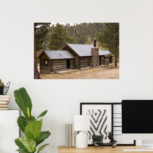 Coon Creek Cabin Poster (Heimbüro)