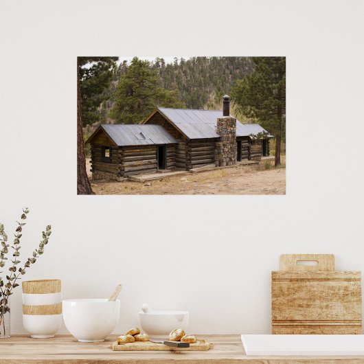 Coon Creek Cabin Poster (Küche)