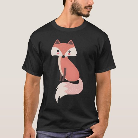 Coon Fox Animal Nature Jdk0001 T-Shirt (Vorderseite)