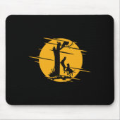 Coon Hound Dog Raccoon Howling - Spaß Coo Mousepad (Vorne)