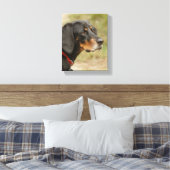 Coon hound - Gracie Lou Leinwanddruck (Insitu (Schlafzimmer))