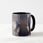 Coon Hunt mit Black & Tans Tasse (VorderseiteRechts)