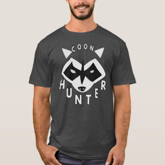 Coon Hunter Night Life Jagd Raccoons Treten T-Shirt