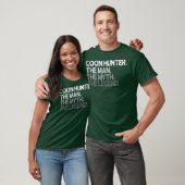 Coon Hunter Racoon Jagd auf den Menschen Mythos Le T-Shirt (Unisex)