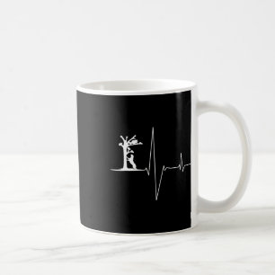 Coon Hunting Hunde Coonhound Heartbeat Kaffeetasse