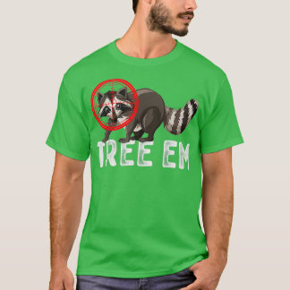 Coon Jagd Bäume Em Vintages Wetter Raccoon Jagd T-Shirt