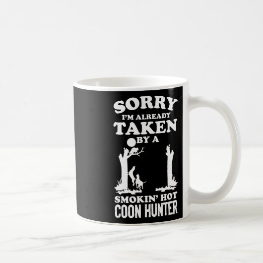 Coon Jagd Coonhounds Coon Jäger Kaffeetasse (Rechts)