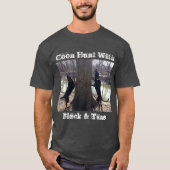 Coon-Jagd mit Black & Tans T - Shirt (Vorderseite)