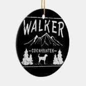 Coon Jagd Racoon Hunter Coonhound Hund Keramik Ornament (Rechts)