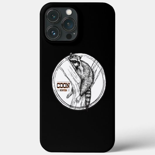 Coon Jagen Night Life Raccoon Jäger Case-Mate iPhone Hülle (Rückseite)