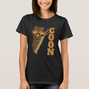 Coon Lieben Jagen Coon Hunter Coonhound Raccoon H T-Shirt