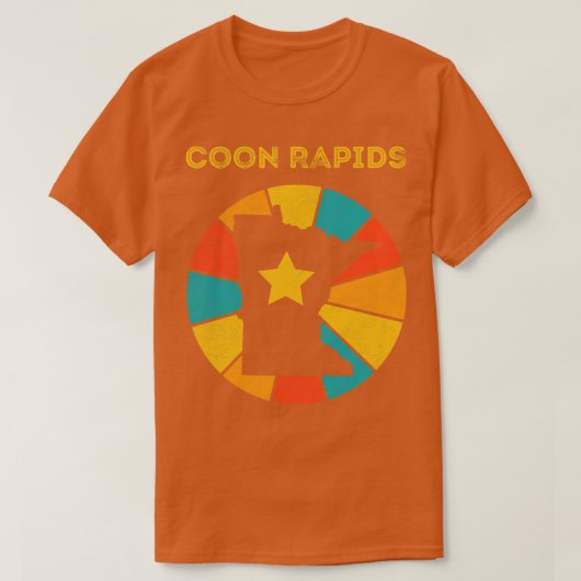 Coon Rapids Minnesota Vintag Distressed Souvenir T-Shirt (Design vorne)