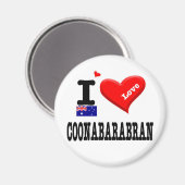 COONABARABRAN - I-Liebe Magnet (Vorderseite/Rückseite)