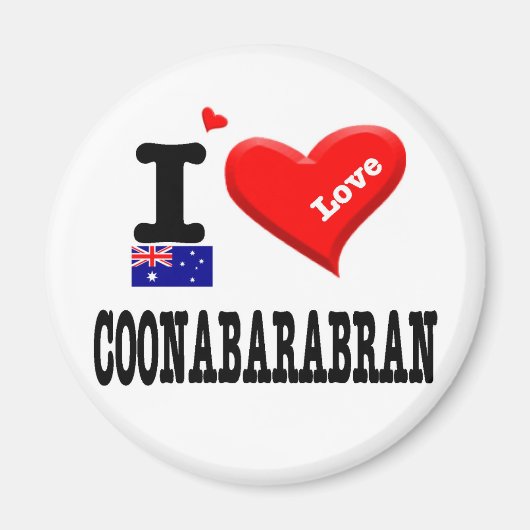 COONABARABRAN - I-Liebe Magnet (Vorne)