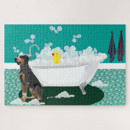 Coonhound Bathtime Puzzle