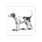 Coonhound Dog Breed Gummistempel (Prägung)