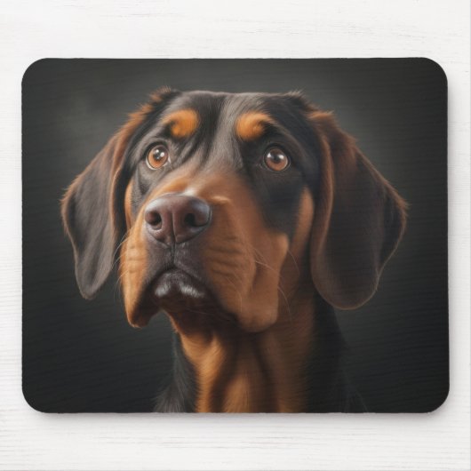 Coonhound Dog Mousepad (Vorne)