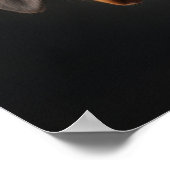 Coonhound Dog Poster (Ecke)