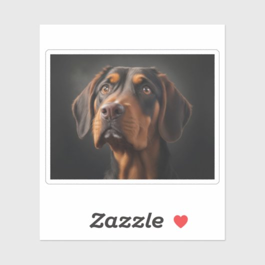 Coonhound-Hund Aufkleber (Blatt)