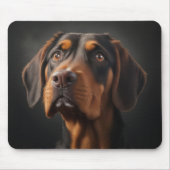Coonhound-Hund Mousepad (Vorne)