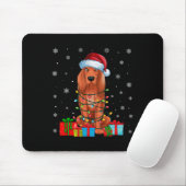 Coonhound Hund Ugly Xmas Lichter Santa Coonhound H Mousepad (Mit Mouse)