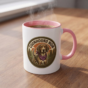 Coonhound-Mutter-Kaffeetasse Geschenk für Hound- Tasse