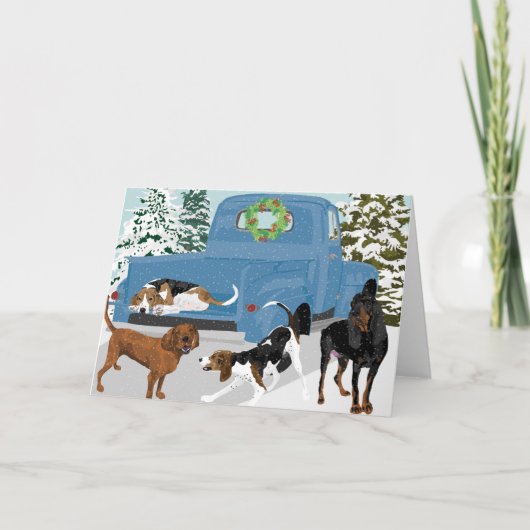 Coonhound Ride Karte (Vorderseite)