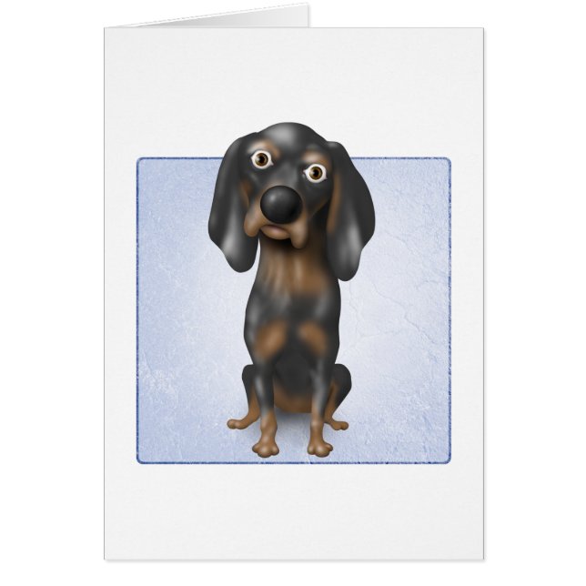Coonhound (Schwarzes und TAN) (Vorne)