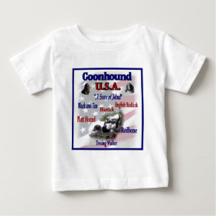 Coonhound USA Geschenke Baby T-shirt