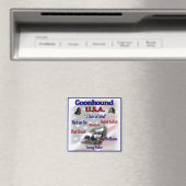 Coonhound USA Geschenke Magnet (In Situ (Geschirrspüler))