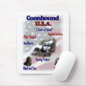 Coonhound USA Geschenke Mousepad (Mit Mouse)