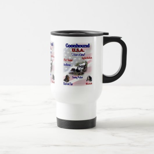 Coonhound USA Geschenke Reisebecher (Rechts)