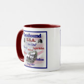 Coonhound USA Geschenke Tasse (Vorderseite Links)