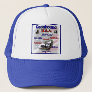 Coonhound USA Geschenke Truckerkappe