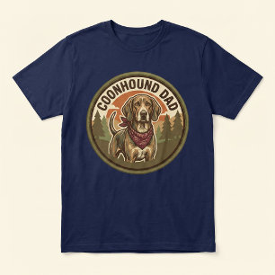 Coonhound-Vater-Tri-Blend-T-Shirt   Hound Dog Dad- Tri-Blend Shirt