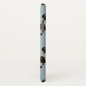 Coonhounds auf Blau Case-Mate iPhone Hülle (Hinten/Rechts)