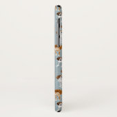 Coonhounds auf Blau Case-Mate iPhone Hülle (Hinten/Links)