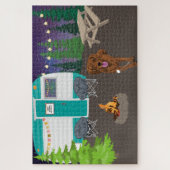 Coonhounds-Camping Puzzle (Vertikal)