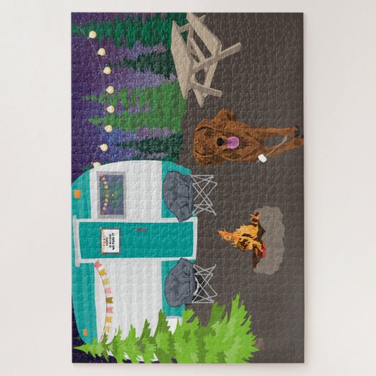 Coonhounds-Camping Puzzle (Vertikal)