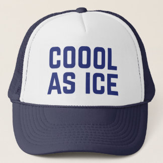 COOOL ALS EIS-Spaßslogan-Fernlastfahrerhut Truckerkappe