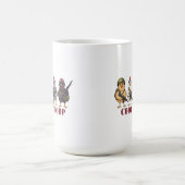 Coop Troop Funny 4th of July Military Hens Kaffeetasse (Mittel)