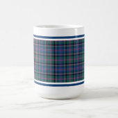 Cooper Clan Scottish Tartan Green und Blue Kariert Kaffeetasse (Mittel)