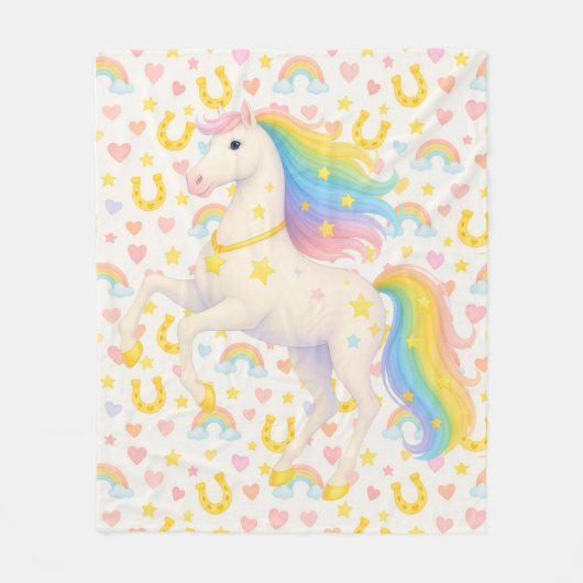 Cooper & Cody Best-Friend Horses Fleece Throw (Vorderseite)